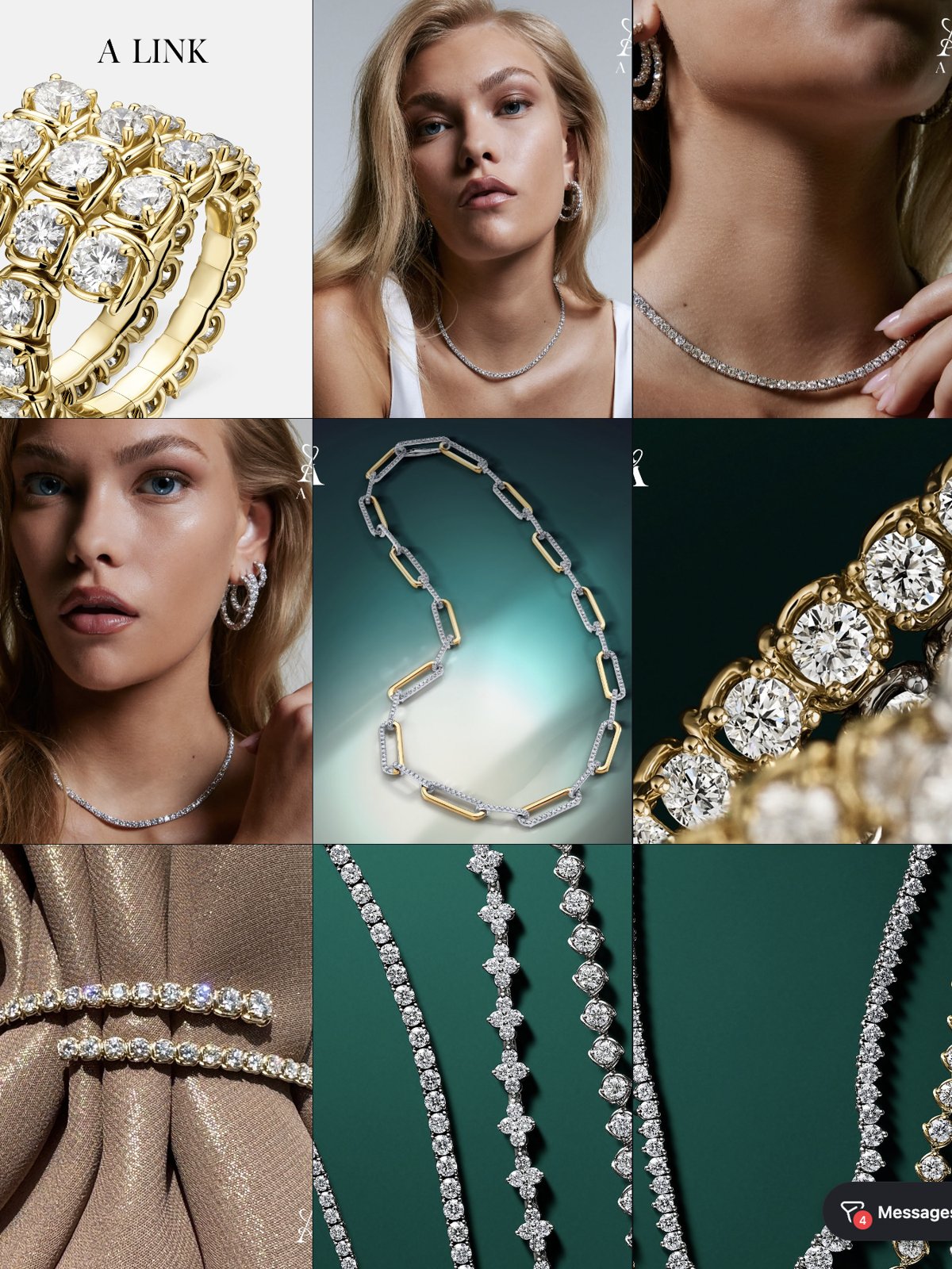 Instagram grid after