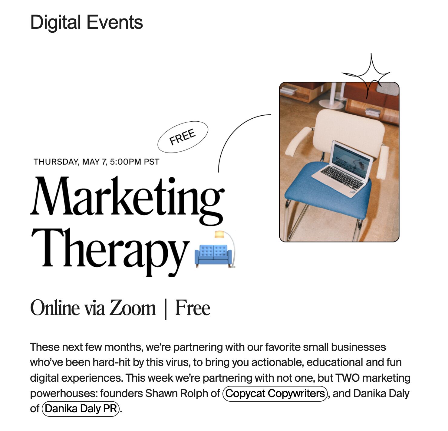 ilovecreatives digital event