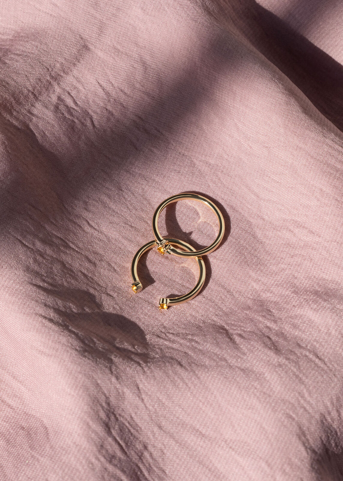 Juliette Maison stacked rings